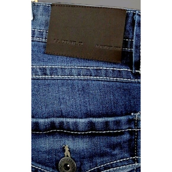 TK Axel Bootcut Jeans 40x31 Embroidered Flap Pocket Y2K Western Denim EUC - Picture 9 of 14